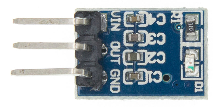 Breadboard Compatible 5V to 3.3V 800mA Power Supply Modules in packs of ten from PMD Way with free delivery worldwide