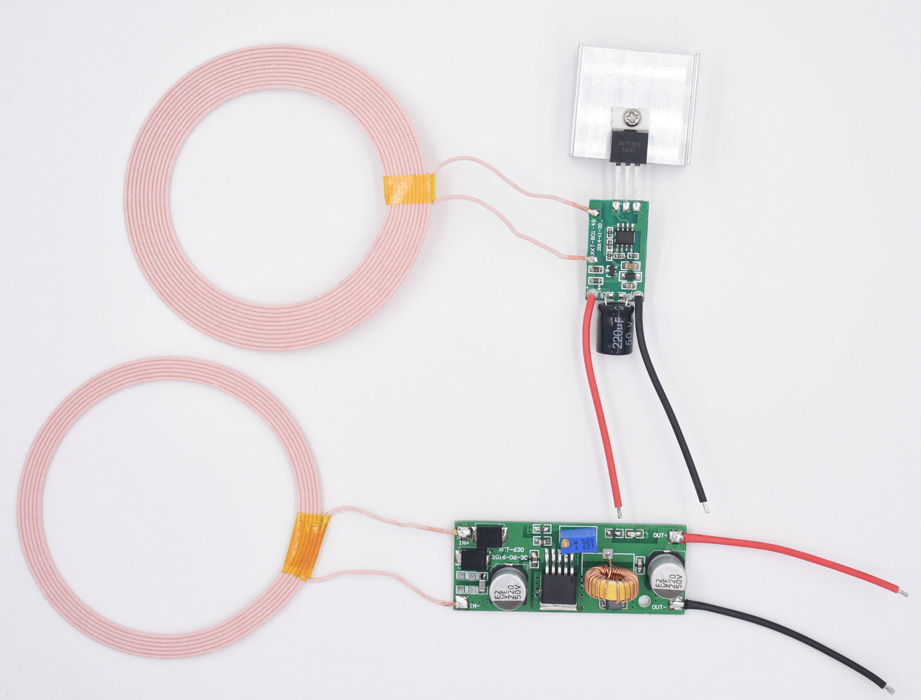 Long Range 5V 5A Wireless Inductive Charging Power Modules — PMD Way