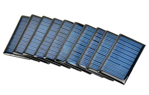 5V 60mA Solar Panels in packs of ten from PMD Way with free delivery worldwide