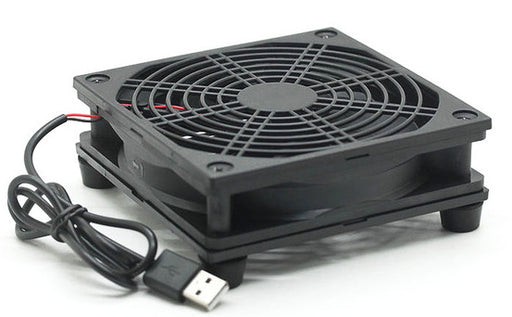 External Single or Dual USB Router Cooling Fan System from PMD Way with free delivery worldwide