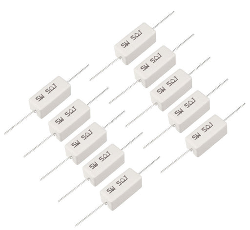5W Wirewound Ceramic Resistors in packs of ten from PMD Way with free delivery worldwide