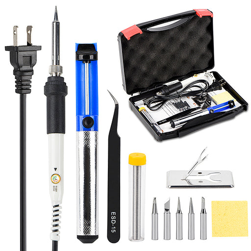 60W Adjustable Soldering Iron Bundle Kit from PMD Way with free delivery worldwide