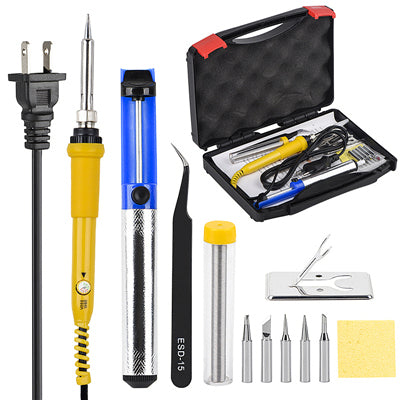 60W Adjustable Soldering Iron Bundle Kit from PMD Way with free delivery worldwide
