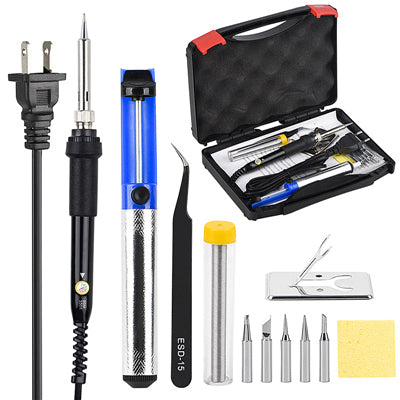 60W Adjustable Soldering Iron Bundle Kit from PMD Way with free delivery worldwide