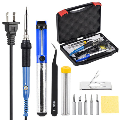 60W Adjustable Soldering Iron Bundle Kit from PMD Way with free delivery worldwide
