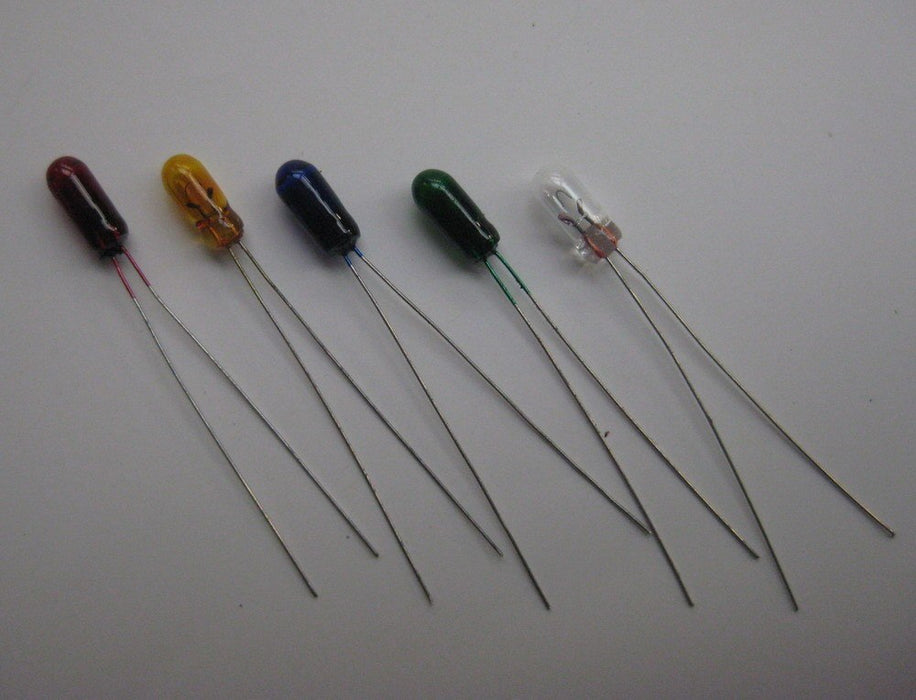 Fun 6V 3mm Grain of Wheat Bulb Set - Five Colors in packs of 200 from PMD Way with free delivery worldwide