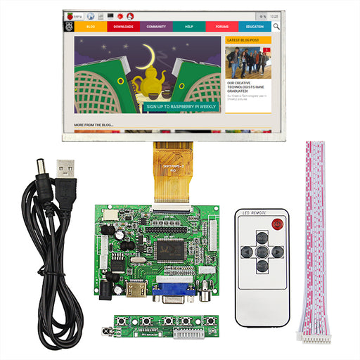 7" 800 x 400 TFT LCD with HDMI VGA Inputs from PMD Way with free delivery worldwide