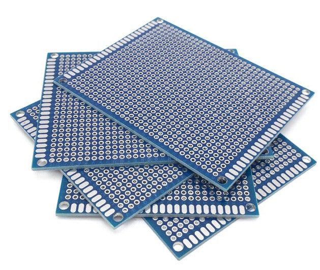 Double Sided 7x9cm Prototyping PCBs - 5 Pack from PMD Way with free delivery worldwide