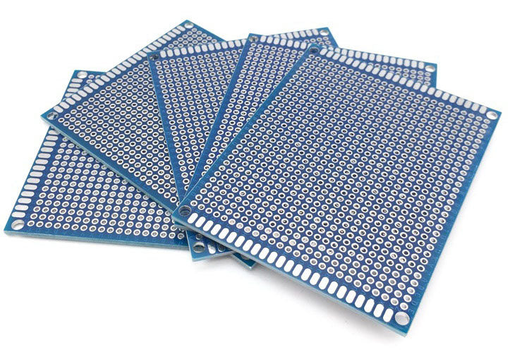 Double Sided 7x9cm Prototyping PCBs - 5 Pack from PMD Way with free delivery worldwide