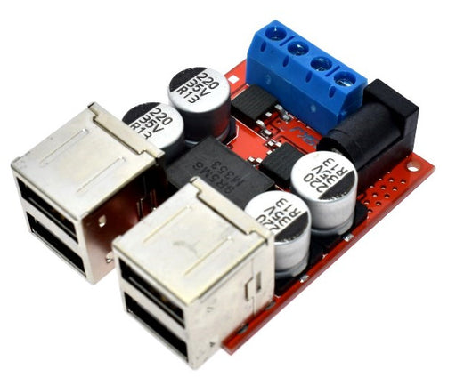 8-35V DC to Four USB Socket Board from PMD Way with free delivery worldwide
