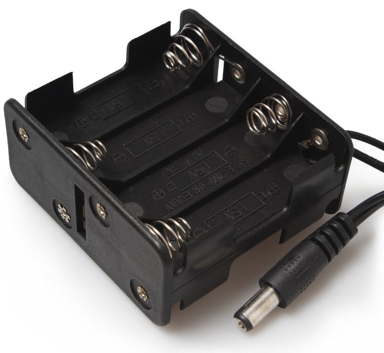 8 AA Cell Battery Holder with DC Plug from PMD Way with free delivery worldwide