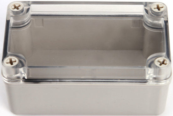Plastic IP66 Enclosure with Clear Cover 80 x 130 x 70mm from PMD Way with free delivery worldwide