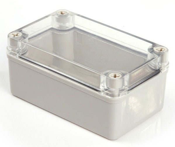 Plastic IP66 Enclosure with Clear Cover 80 x 130 x 70mm from PMD Way with free delivery worldwide