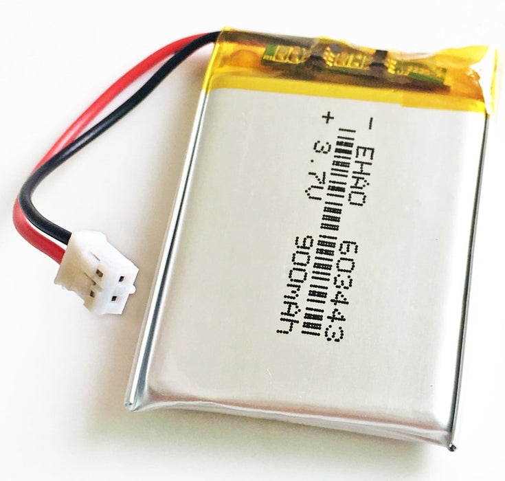 Lithium Ion Polymer Battery 3.7V - 900mAh - 2-pin JST connector