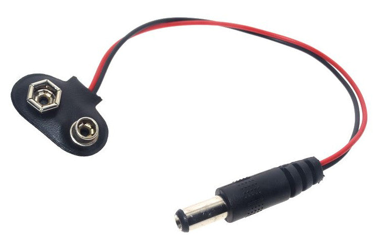 Power your Arduino or other device with a 9V battery using this 9V DC Battery to DC Plug Cable from PMD Way with free delivery, worldwide