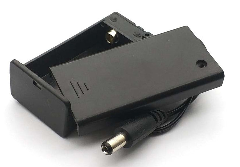 Switched 9V Battery Box with DC Plug — PMD Way