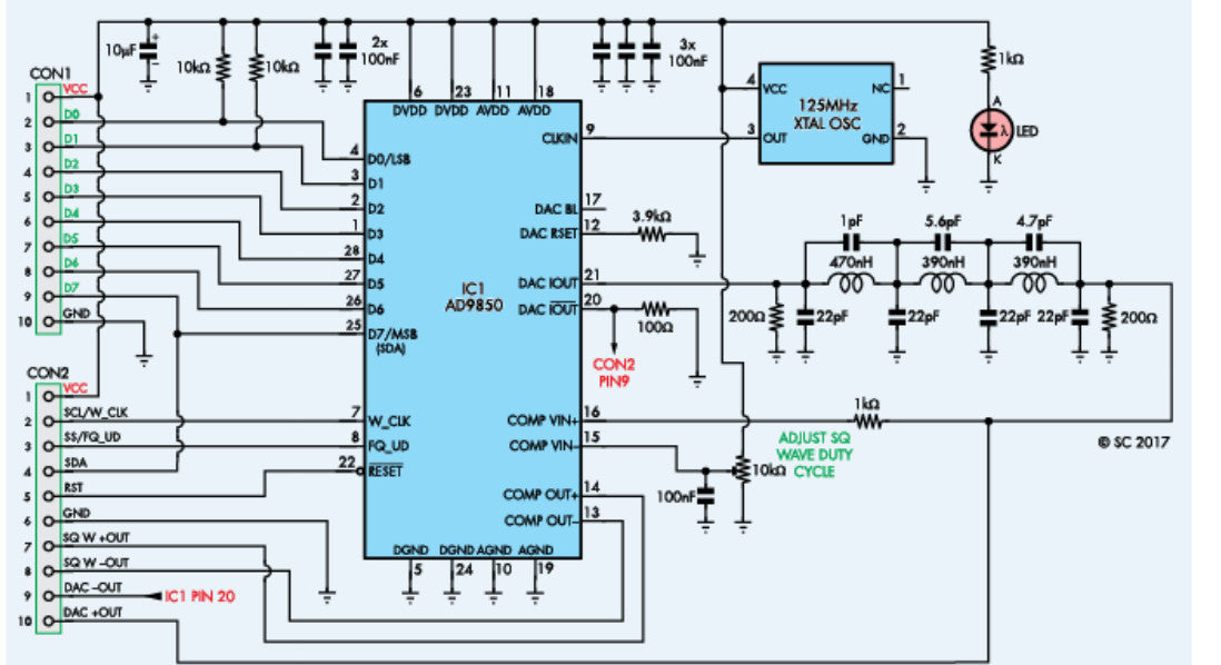 Useful AD9850 0-40MHz DDS Signal Generator Module from PMD Way with free delivery worldwide