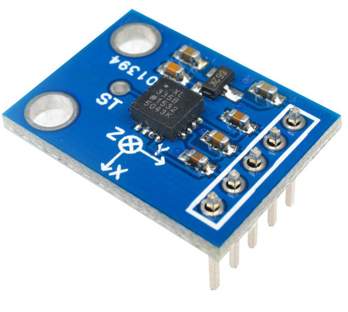 Analog Accelerometer Display ADXL335 Analog Accelerometer — PMD Way