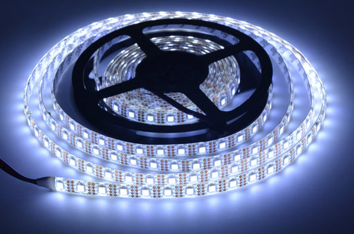 APA102 White LED Addressable RGB Strip - 60 LED/m - 5m Roll from PMD Way with free delivery worldwide