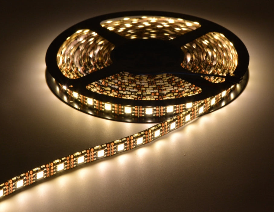 APA102 White LED Addressable RGB Strip - 60 LED/m - 5m Roll from PMD Way with free delivery worldwide