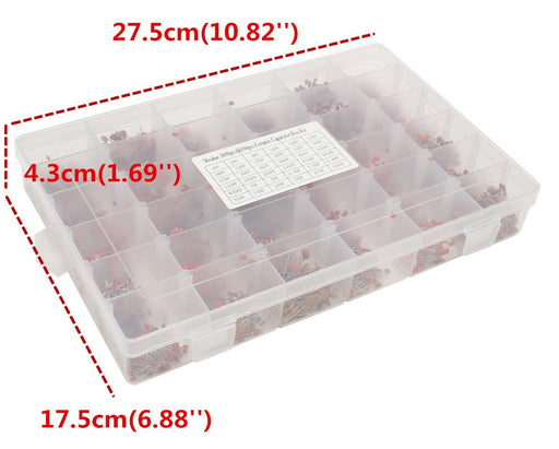 Incredible value Assorted Ceramic Capacitor Box - 3600 pieces from PMD Way with free delivery worldwide