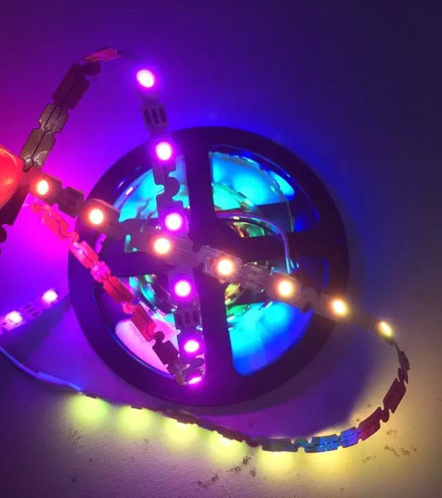Bendable SK6812 Addressable RGB LED Strip in rolls of 5m from PMD Way with free delivery worldwide