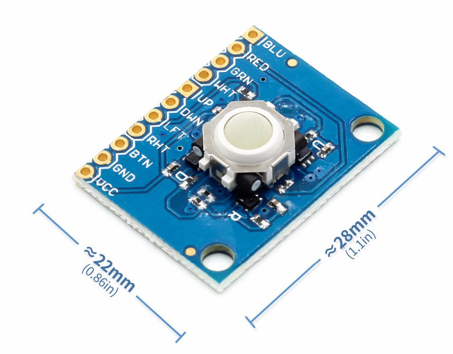 Create interesting user interfaces with the Blackberry Trackball Breakout Board Module from PMD Way with free delivery worldwide