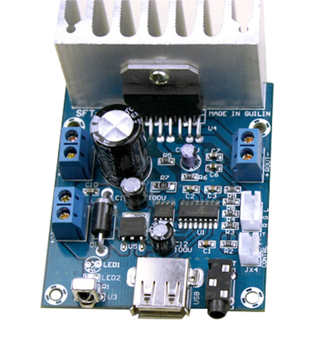 SCHEDA AMPLIFICATORE DIGITALE Integrata Chassis Doppio Canale TDA7498 - Foto 8