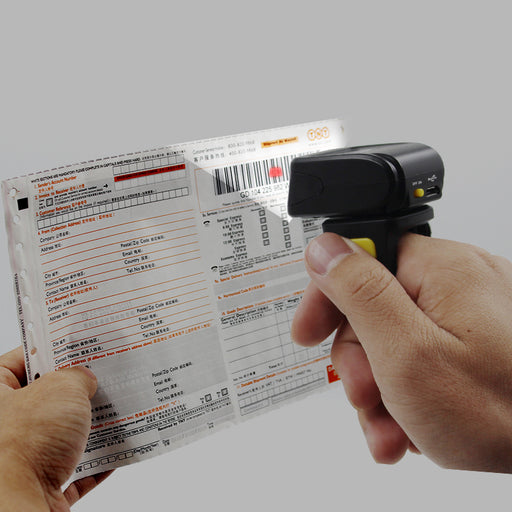 Easy and fast scanning with the Bluetooth Wireless CCD Ring Barcode QR Code Reader from PMD Way with free delivery, worldwide