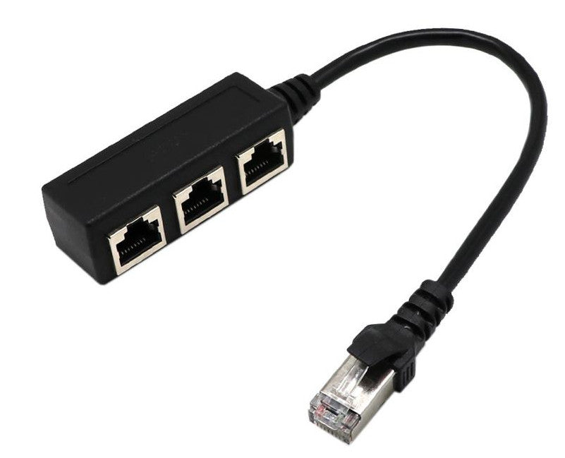 Useful Cat6 Ethernet RJ45 Triple Splitter Adaptor from PMD Way with free delivery worldwide