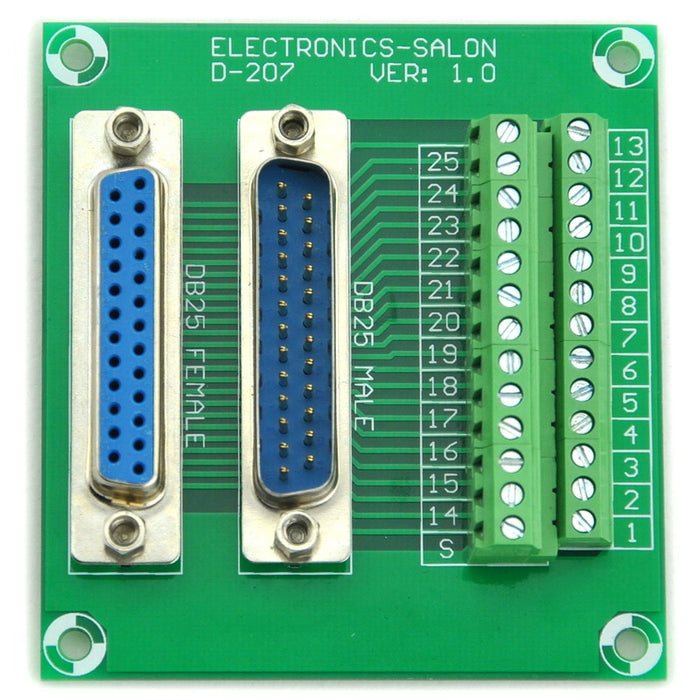 Great value DB25 Male and Female Breakout Board from PMD Way with free delivery worldwide