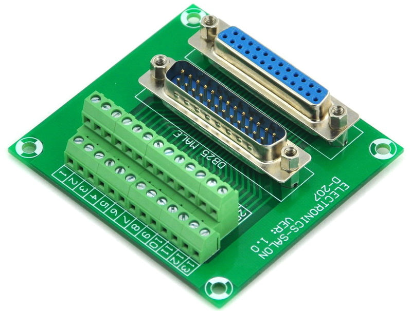 Great value DB25 Male and Female Breakout Board from PMD Way with free delivery worldwide