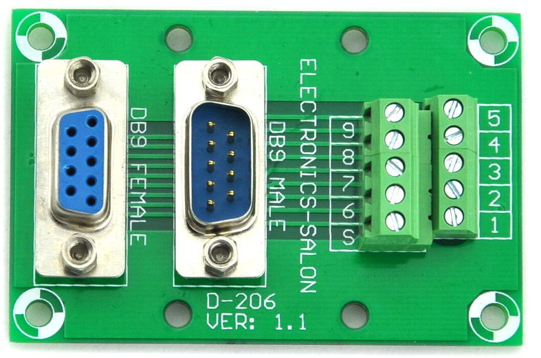 Useful DB9 Male and Female Breakout Board from PMD Way with free delivery worldwde