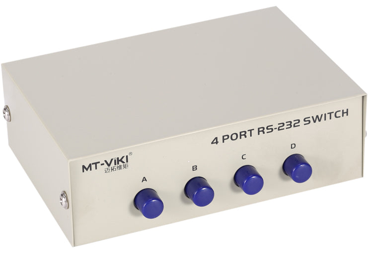 Easily share RS232 devices using the four port DB9 Switch Box from PMD Way with free delivery worldwide