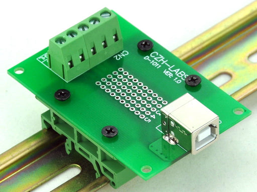 Useful DIN Rail USB Type B Horizontal Socket Terminal Block Board from PMD Way with free delivery worldwide