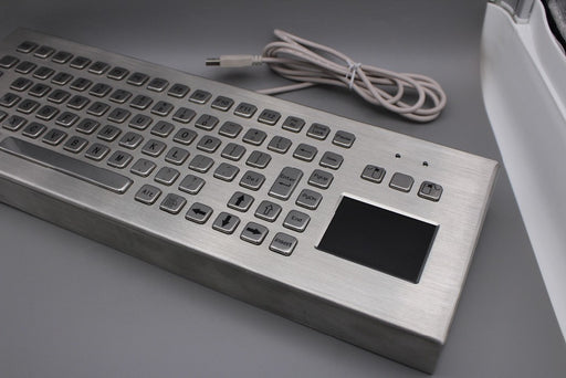 86 Key Stainless Steel Computer Keyboard with Touchpad from PMD Way with free delivery worldwide