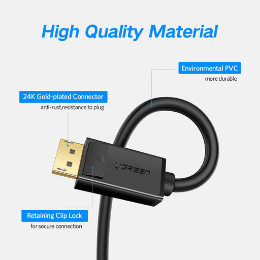 Quality Displayport 4K Male to Male Cables from PMD Way with free delivery worldwide