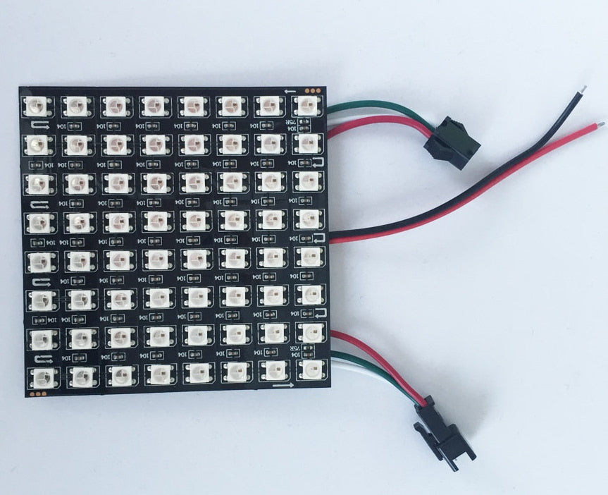 Flexible SK6812 8x8 64 RGB LED Panel — PMD Way