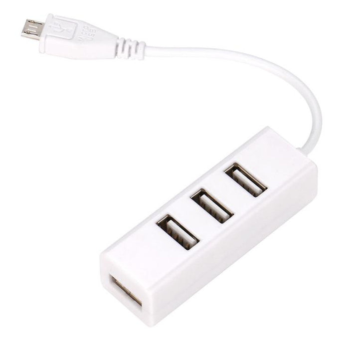 Useful Four Port USB Hub with Micro USB OTG Connector from PMD Way with free delivery worldwide