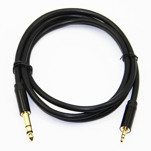 Quality Gold Plated 3.5mm Stereo Plug to 6.35mm Stereo Plug Cables from PMD Way with free delivery worldwide