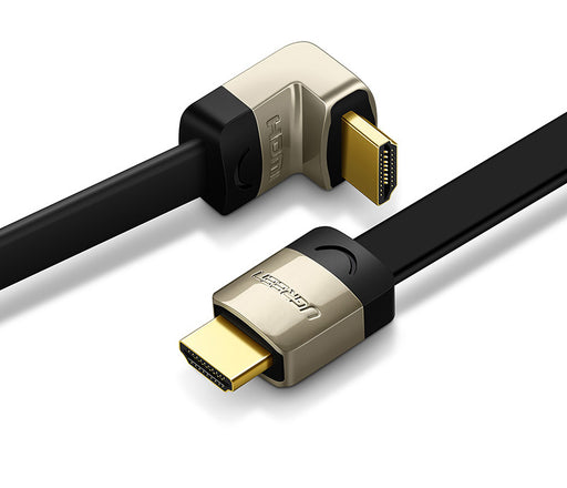 The perfect flat HDMI cable with angled plugs from PMD Way with free delivery worldwide