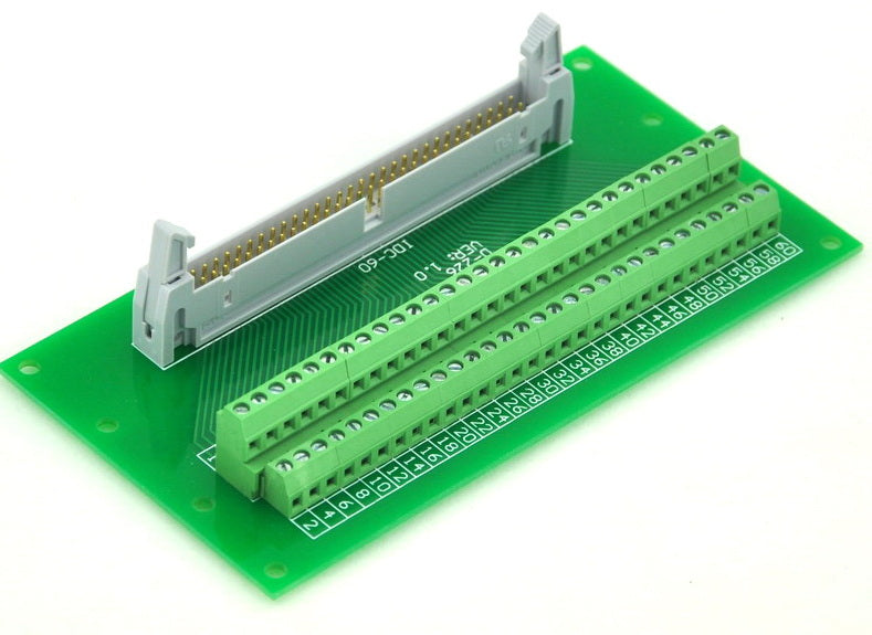 Useful IDC Cable Breakout Board - 60 pin (2x30) 0.1" from PMD Way with free delivery worldwide