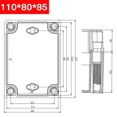 ABS Plastic IP67 Waterproof Junction Box  - Various Sizes