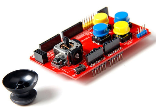 Play fun 8-bit games using the Joystick Gaming Shield for Arduino from PMD Way with free delivery, worldwide
