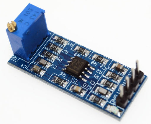 Compact and great value LM358 100x Gain OPAMP Module from PMD Way with free delivery worldwide