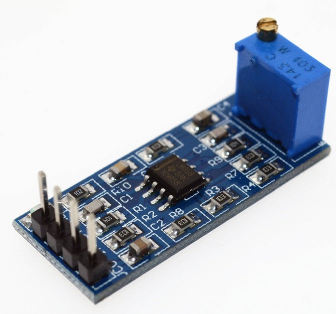 Compact and great value LM358 100x Gain OPAMP Module from PMD Way with free delivery worldwide