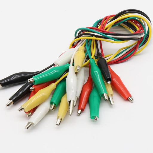 Useful Large Alligator Clip Test Lead Set - Ten Pack from PMD Way with free delivery worldwide