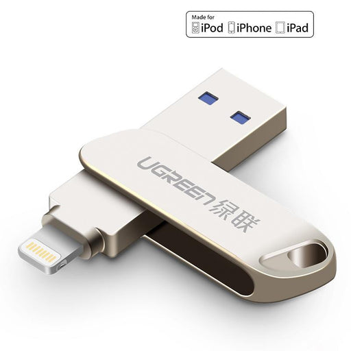 Easily add and remove files from your iPad or iPhone with these Lightning Connector USB Flash Drive from PMD Way