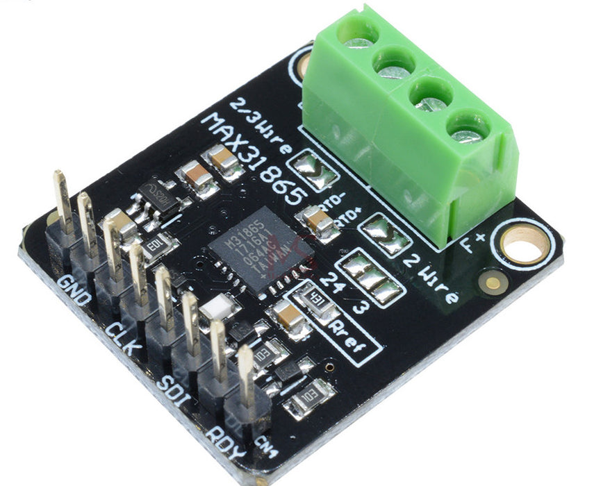 Dimension Max31865 Module MAX31865 PT100/PT1000 RTD-to-Digital Thermocouple Sensor Amplifier Mod ...