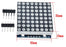 MAX7219 8x8 LED Matrix Module with three color options from PMD Way with free delivery worldwide